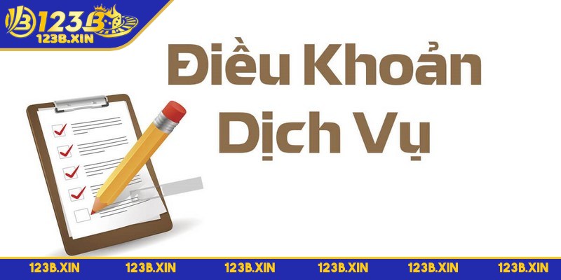 Điều Khoản Dịch Vụ - dieu khoan dich vu hoat dong ca cuoc Quy định về hoạt động cá cược và chơi game tại 123B